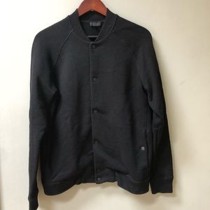 mens cos cardigan black